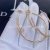 Custom Jewelry Cartier Juste Un Clou Earrings 18K Rose gold and diamonds N8515009