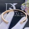 Custom Jewelry Cartier Love Bracelet in 18K Rose Gold，1 Pink Sapphire B6030017