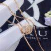 Custom Jewelry Cartier Love Necklace 18K Rose Gold and Diamonds B7013900