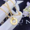 Custom Jewelry Cartier Love Necklace 2 Diamonds and 18K Yellow Gold B7219500