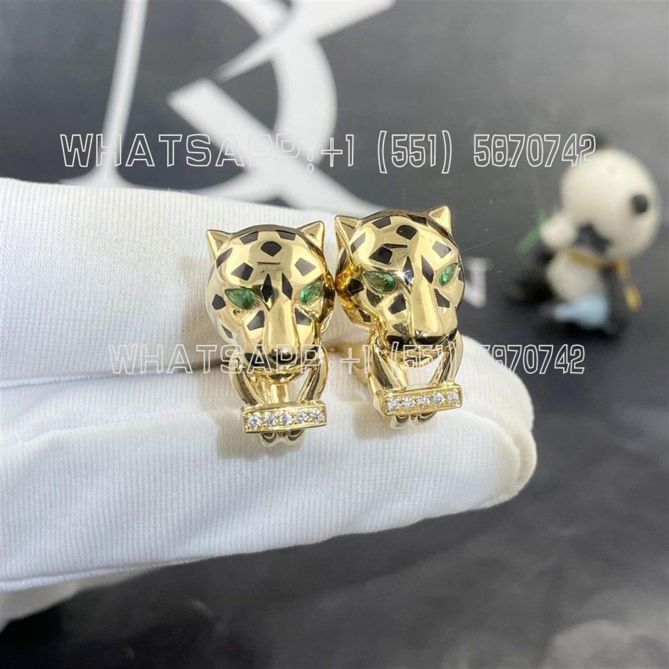 Custom Jewelry Cartier Panthère De Cartier Earrings 18K Yellow Gold and 8044700