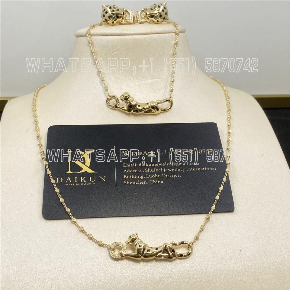 Custom Jewelry Cartier Panthère de Cartier Necklace in 18K Yellow Gold B7224737