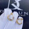 Custom Jewelry Cartier Trinity earrings B8017100