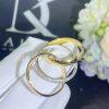 Custom Jewelry Cartier Trinity Ring Classic medium model B4038900 -Width 4 mm