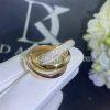 Custom Jewelry Cartier Trinity Ring Classic medium model B4038900 -Width 4 mm