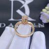 Custom Jewelry Chaumet Paris JOSÉPHINE AIGRETTE RING Rose gold and diamonds 083511