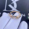 Custom Jewelry Chaumet Paris JoséPhine Ronde D’Aigrettes Ring Rose Gold and Diamonds 083843