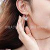 Custom Jewelry Graff Butterfly Silhouette Diamond Drop Earrings RGE1617