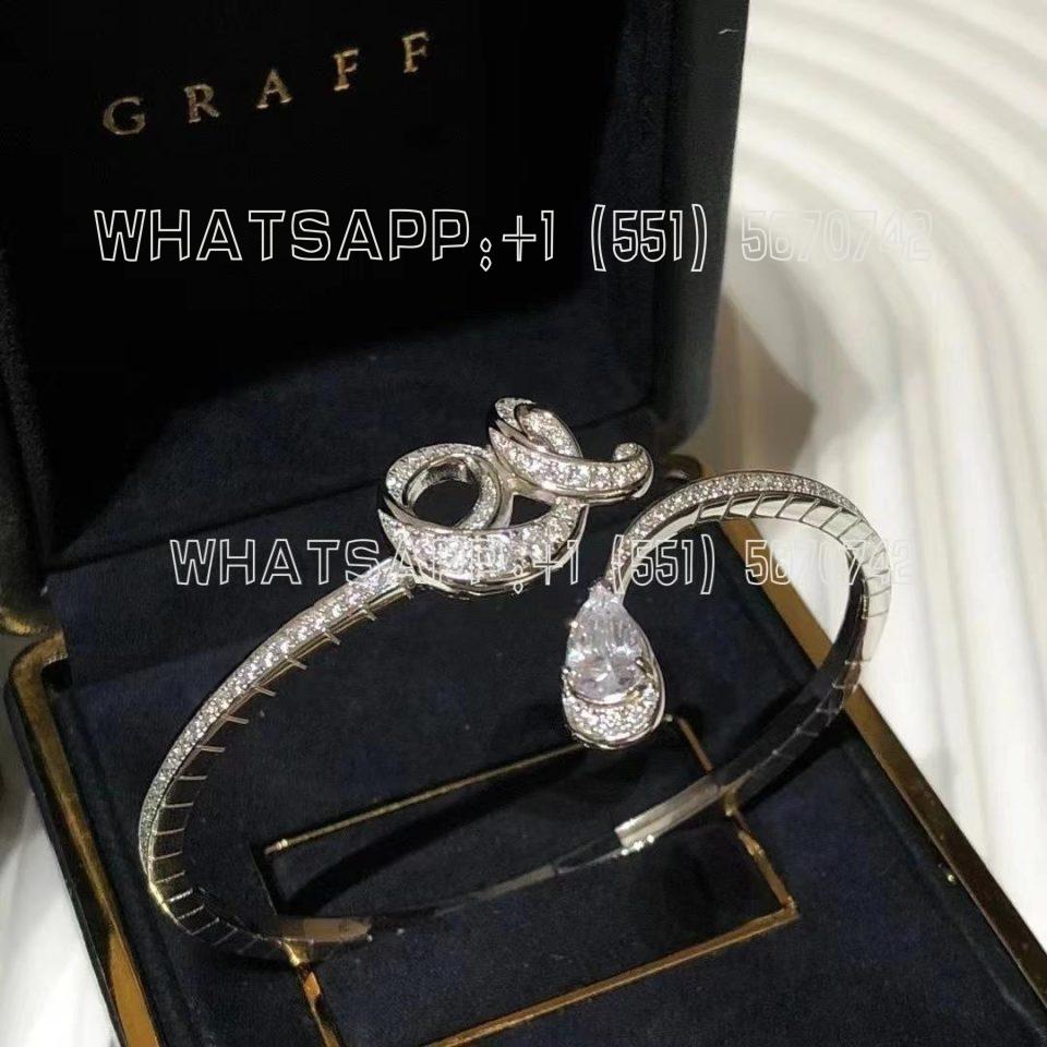 Custom Jewelry Graff Inspired by Twombly Diamond Drop Bangle RGB353