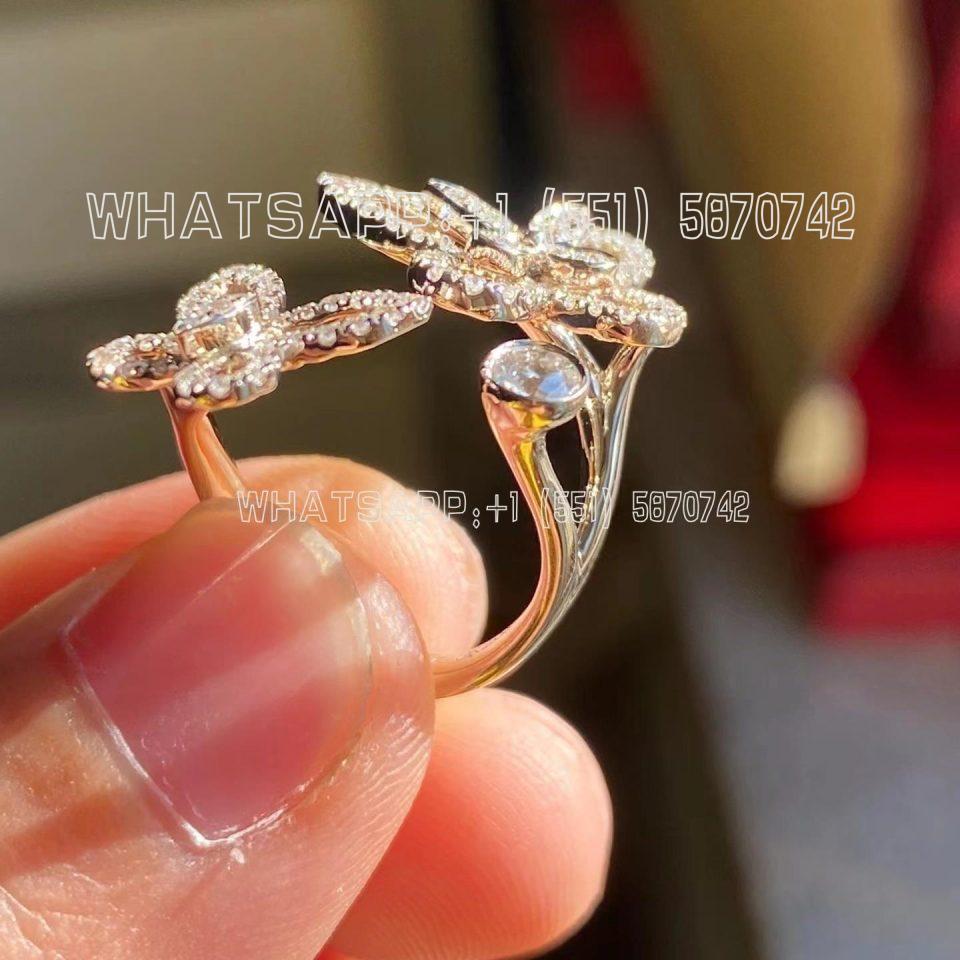 Custom Jewelry Graff Multi Butterfly Silhouette Diamond Ring RGR753