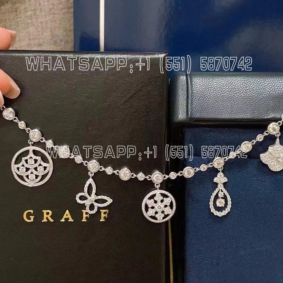 Custom Jewelry Graff Pavé Butterfly Diamond Bracelet