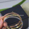 Custom Jewelry Graff Spiral pavé diamond and rose gold bangle RGB349S