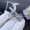 Custom Jewelry Graff Wild Flower Double Diamond Ring 18K White Gold GR842