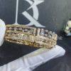 Custom Jewelry Marli Avenues Statement Hinged Bracelet In Rose Gold AVEN-B1