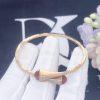 Custom Jewelry Marli Cleo Diamond Midi Slip-On Bracelet In Rose Gold Red Coral CLEO-B47