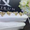 Custom Jewelry Marli Cleo Full Diamond Huggie Earrings In Yellow Gold CLEO – E21