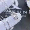 Custom Jewelry Marli Cleo Full Diamond Huggie Pendant In White Gold LEO – N52