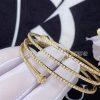 Custom Jewelry Marli Cleo Full Diamond Twist Bracelet In Yellow Gold CLEO-B11