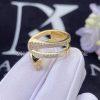 Custom Jewelry Marli Cleo Full Diamond Twist Ring In Yellow Gold CLEO-R14