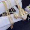 Custom Jewelry Marli Cleo Rev Full Diamond Pendant In Yellow Gold CLEO-N28