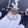 Custom Jewelry Marli Tip-Top Diamond Statement Ring In Rose Gold Lapis Lazuli TIPT-R7