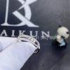Custom Jewelry Messika Baby Move Pavé Diamond White Gold Ring 4683- WG