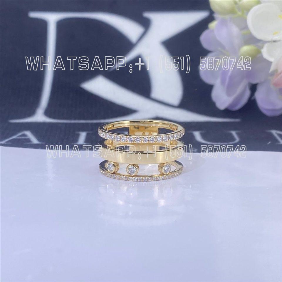 Custom Jewelry Messika Move Romane Large Yellow Gold For Her Diamond Ring 6659-YG