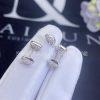 Custom Jewelry Messika My Twin 1+2 0.1ct x3 White Gold For Her Diamond Earrings 7004-WG