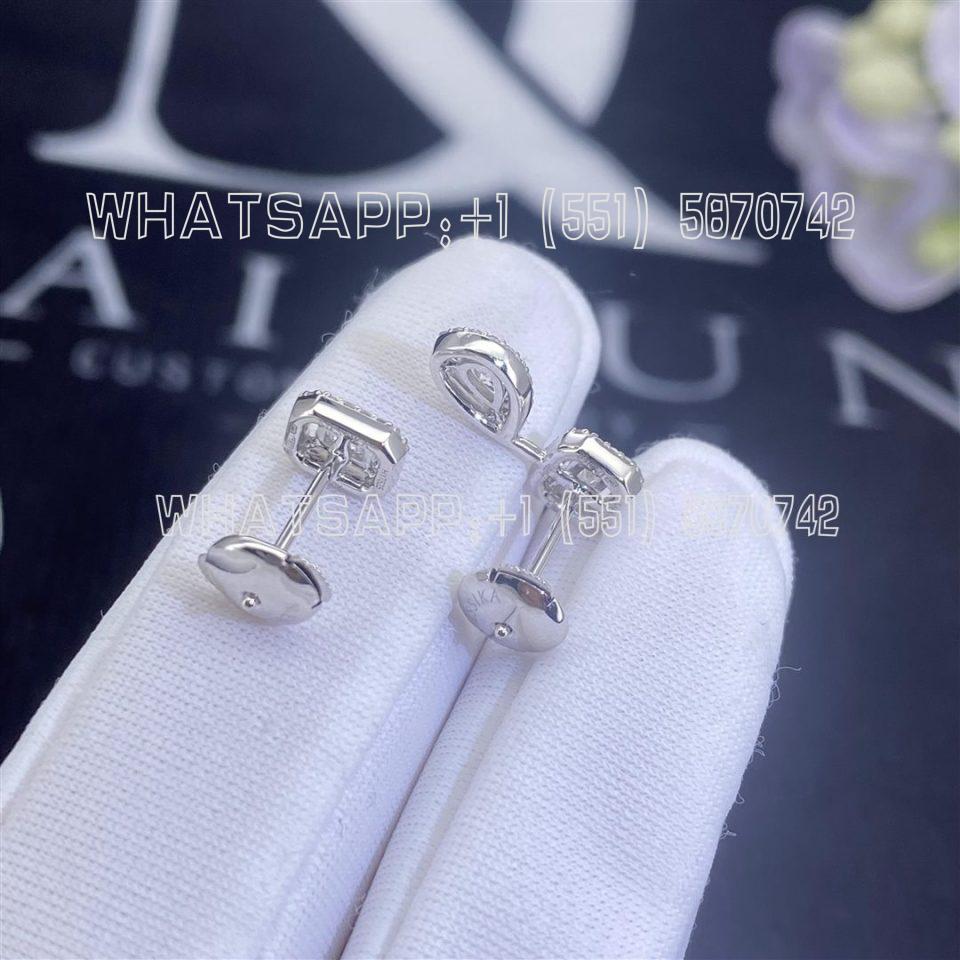Custom Jewelry Messika My Twin 1+2 0.1ct x3 White Gold For Her Diamond Earrings 7004-WG
