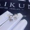 Custom Jewelry Messika My Twin 1+2 0.1ct x3 White Gold For Her Diamond Earrings 7004-WG