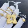 Custom Jewelry Roberto Coin Venetian Princess Yellow Gold Medium Cut Out Pendant 7772018AJ30X