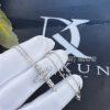 Custom Jewelry Tiffany Cross Pendant Small model of round brilliant diamonds in 18K White Gold 60007429
