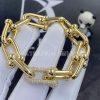 Custom Jewelry Tiffany HardWear Large Link Bracelet in Yellow Gold with Diamonds 70353180