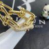 Custom Jewelry Tiffany HardWear Large Link Bracelet in Yellow Gold with Diamonds 70353180