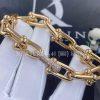 Custom Jewelry Tiffany HardWear Link Bracelet 18k rose gold with round brilliant diamonds 60451095