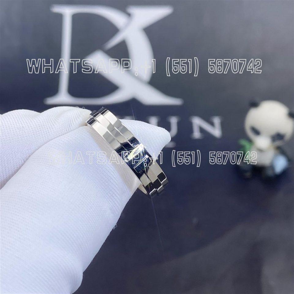 Custom Jewelry Tiffany T Narrow Ring in 18k White Gold 60151167 wide 4.5 mm