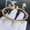 Custom Jewelry Tiffany T Square Bracelet in 18k Rose Gold 60010740