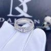 Custom Jewelry Tiffany T Wide Pavé Diamond Ring in 18K White Gold 60150912