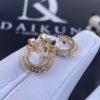 Custom Jewelry Tiffany T1 Hoop Earrings in 18K Rose Gold with Diamonds 69782981