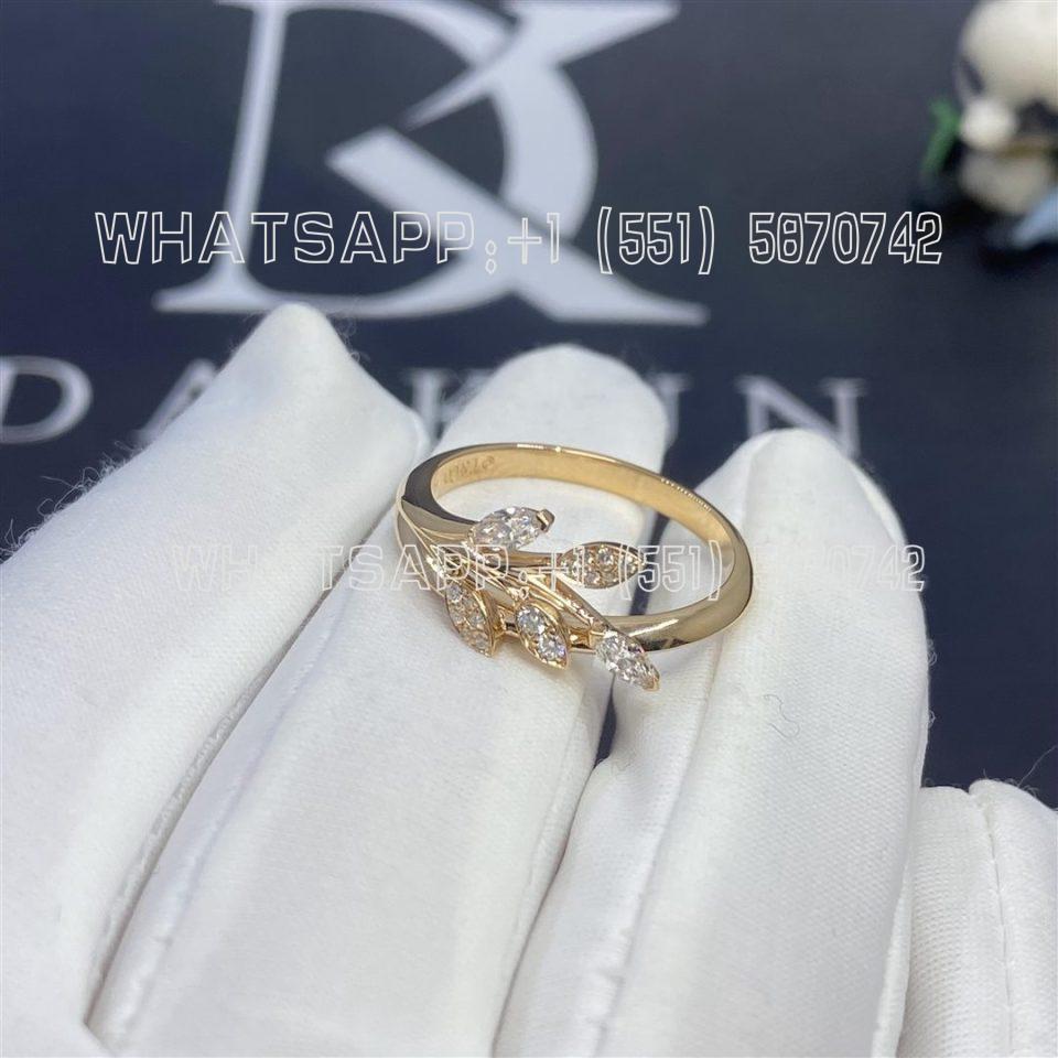 Custom Jewelry Tiffany Victoria™ Diamond Vine Ring in 18k Rose Gold with round brilliant and marquise diamonds 66912256