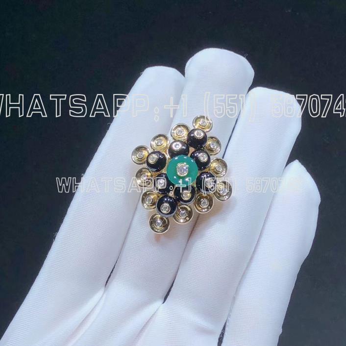 Custom Jewelry Van Cleef & Arpels Bouton d'or ring 18K yellow gold VCARO9MW00