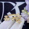 Custom Jewelry Van Cleef & Arpels Frivole Between the Finger Ring 18K yellow gold and Diamond VCARP3W500