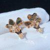 Custom Jewelry Van Cleef & Arpels Frivole earrings, small model 18K Rose Gold and Diamond