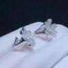 Custom Jewelry Van Cleef & Arpels Frivole earrings, small model 18K white gold and Diamond VCARB65800