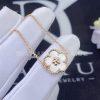 Custom Jewelry Van Cleef & Arpels Lucky Spring bracelet, plum blossom 18K rose gold and Mother-of-pearl VCARP9V900
