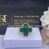 Custom Jewelry Van Cleef & Arpels Magic Alhambra ring 18K yellow gold and Malachite VCARO3AV00