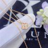 Custom Jewelry Van Cleef & Arpels Sweet Alhambra pendant 18K Rose Gold and Diamond