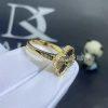 Custom Jewelry Van Cleef & Arpels Vintage Alhambra ring guilloché 18K yellow gold VCARP6I300