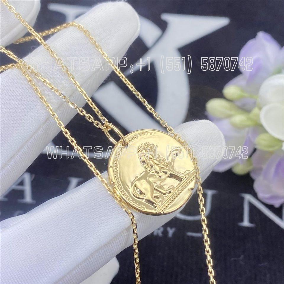 Custom Jewelry Van Cleef & Arpels Zodiaque medal Leonis (Leo) 18K yellow gold VCARP7SO00