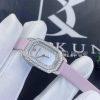 Custom Watches Harry Winston Emerald Collection 18K white gold and white mother-of-pearl Dial Quartz Watch EMEQHM18WW007